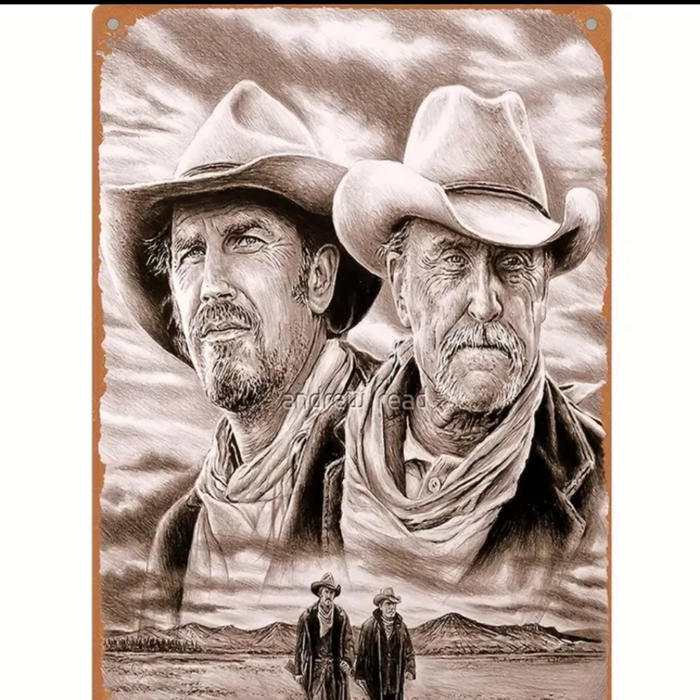Open Range Movie Decorative Aluminum Sign